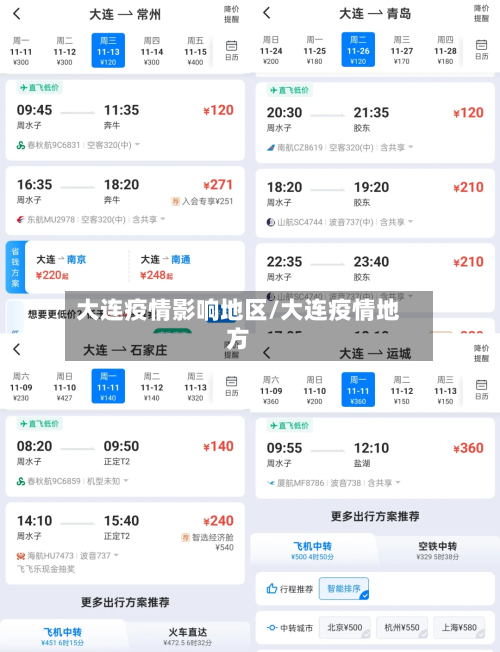 大连疫情影响地区/大连疫情地方