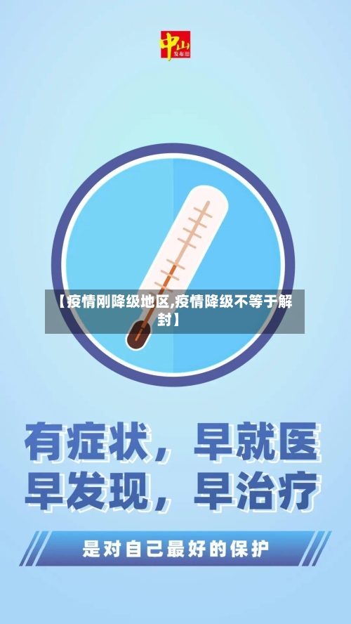 【疫情刚降级地区,疫情降级不等于解封】