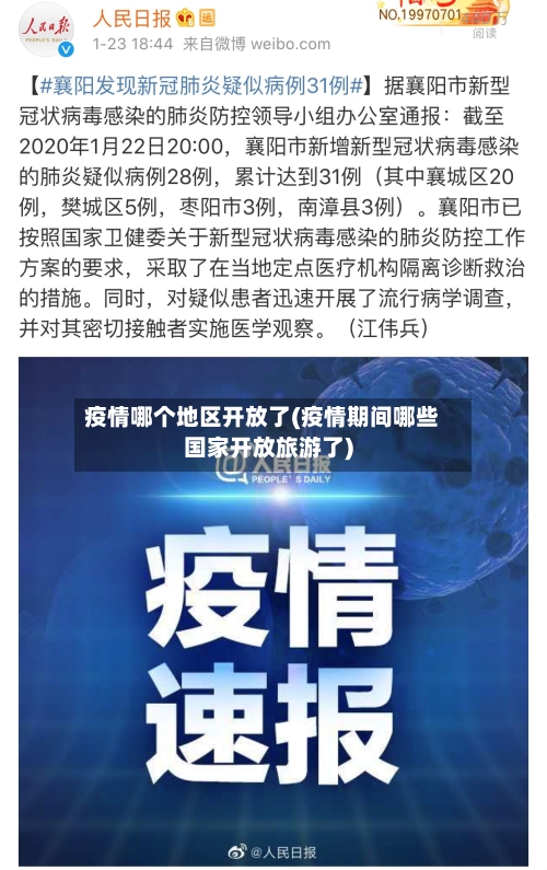 疫情哪个地区开放了(疫情期间哪些国家开放旅游了)-第2张图片