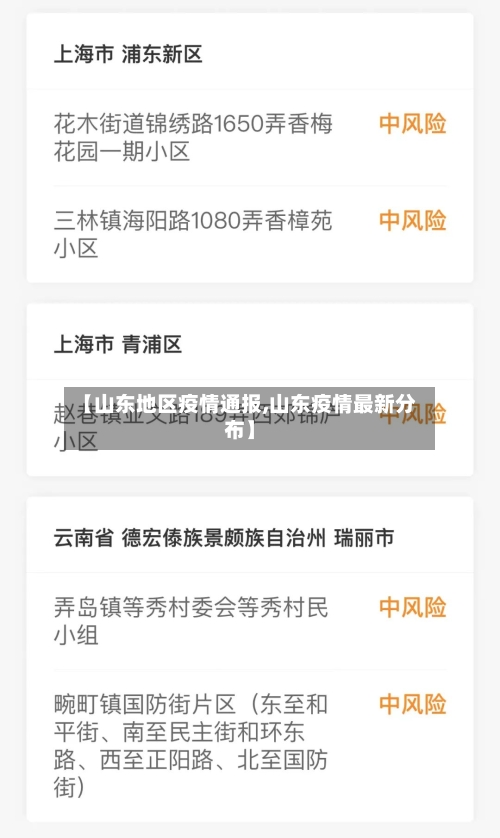 【山东地区疫情通报,山东疫情最新分布】-第2张图片