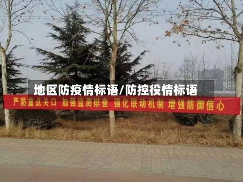 地区防疫情标语/防控役情标语-第2张图片