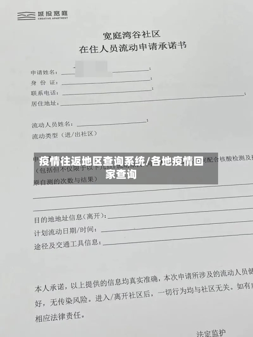 疫情往返地区查询系统/各地疫情回家查询-第2张图片
