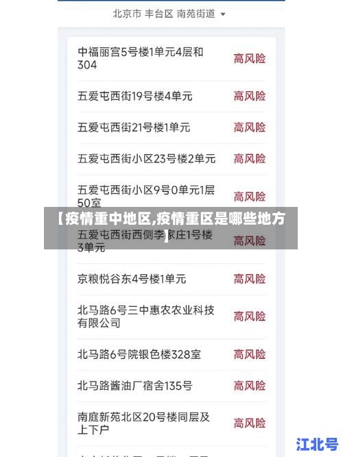【疫情重中地区,疫情重区是哪些地方】-第2张图片