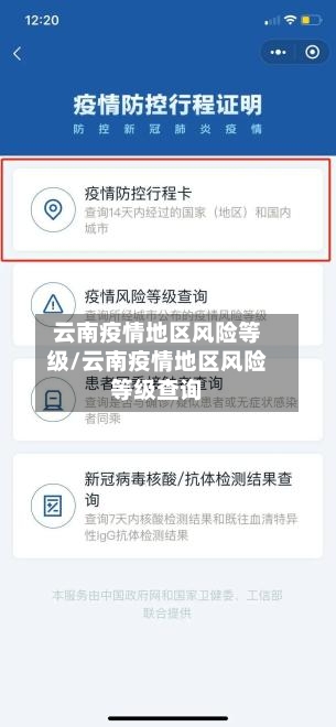 云南疫情地区风险等级/云南疫情地区风险等级查询-第3张图片